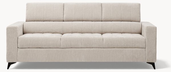 Sofa Nardo s funkciou spania - svetlý béžový šenil Vibe 06