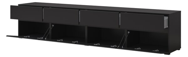 PROFI obývacia stena CROSS čierny onyx