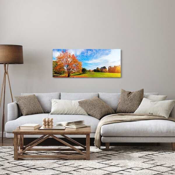 Obraz - Jesenná krajina (120x50 cm)