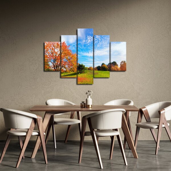 Obraz - Jesenná krajina (150x105 cm)