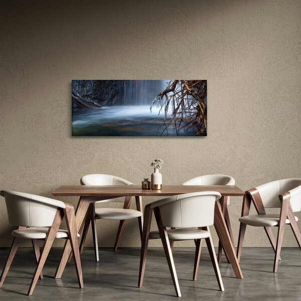 Obraz zimné lagúny (120x50 cm)