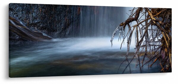 Obraz zimné lagúny (120x50 cm)