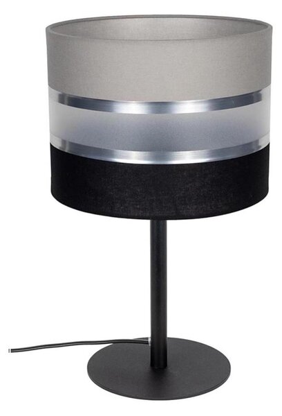Stolná lampa CORAL 1xE27/60W/230V čierna/šedá
