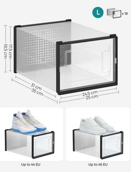 Úložné boxy LSP007B18 (18 ks)