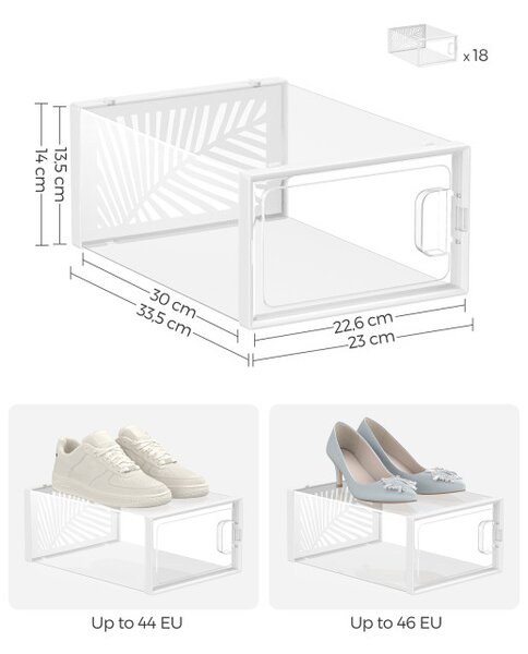 Úložné boxy LSP106W18 (18 ks)