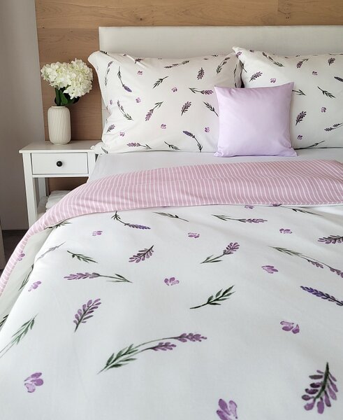 Obliečky Lavender Bavlna deluxe 1x 140/200, 1x 70/90