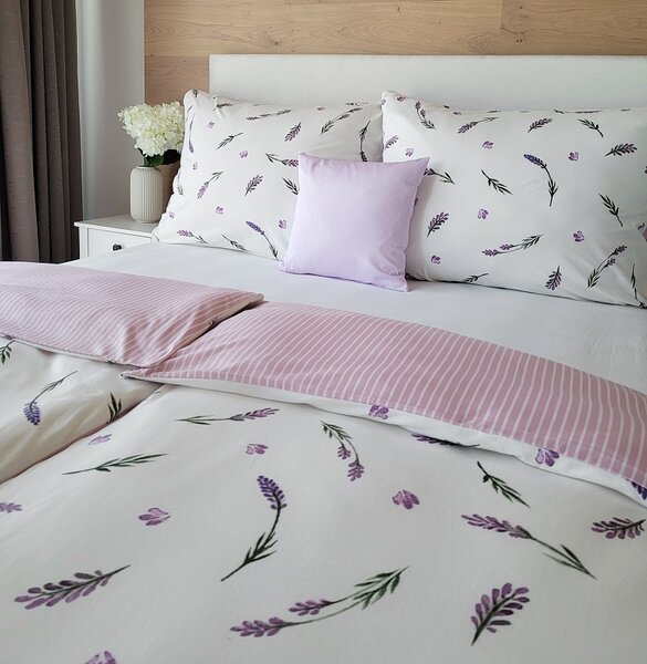 Obliečky Lavender Bavlna deluxe 1x 140/200, 1x 70/90