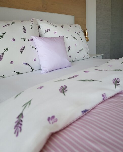Obliečky Lavender Bavlna deluxe 1x 140/200, 1x 70/90