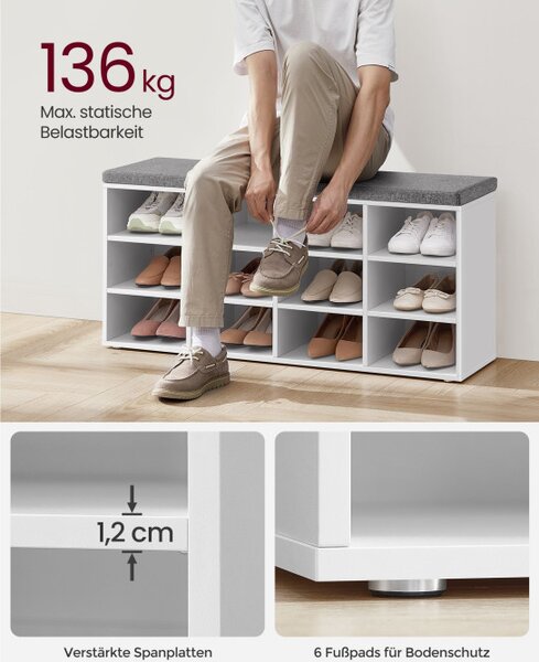 Botník so sedením LHS012W14