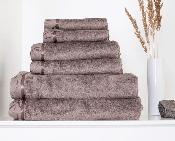 Uterák Luna taupe Hnědá Bambus/Bavlna 30/50