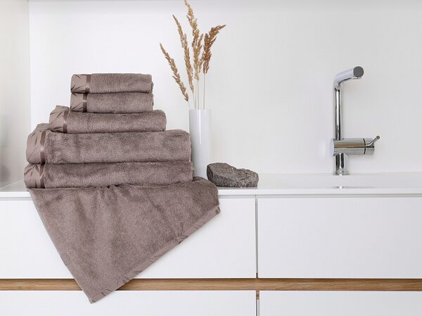 Uterák Luna taupe Hnědá Bambus/Bavlna 30/50