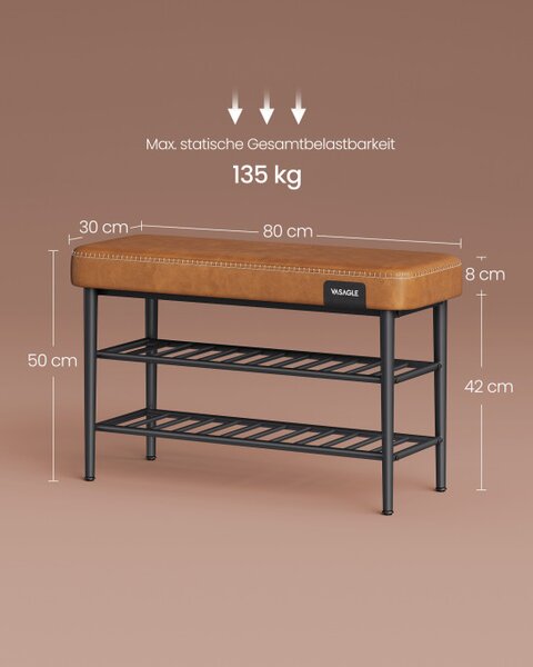 Polica na topánky so sedadlom LSB054K01