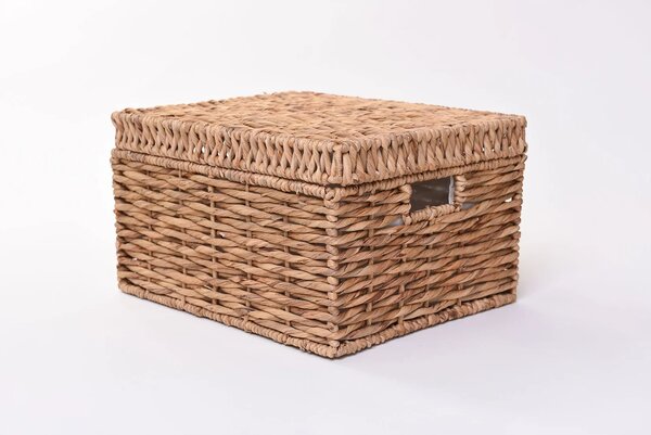 Eshop-kvetinace.sk Dekoračný box KIRA, vodný hyacint, šírka 41 cm, natur