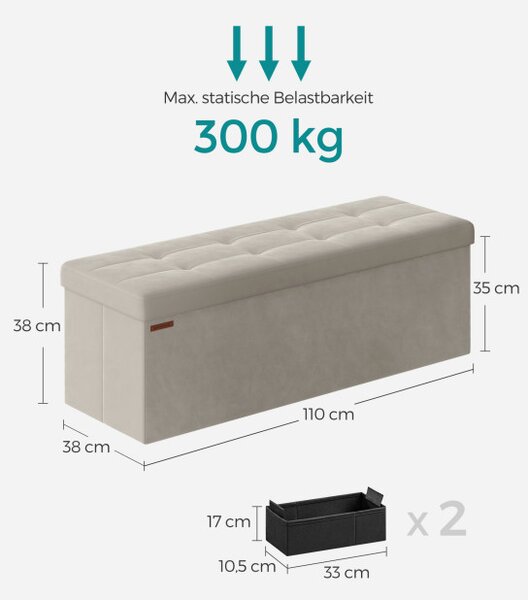 Lavička s vekom LSF277W01
