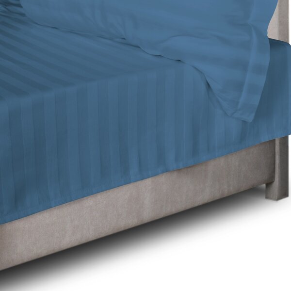 BAMBUSOVÉ PRESTIERADLO STRIPE 160X240 CM MODRÉ