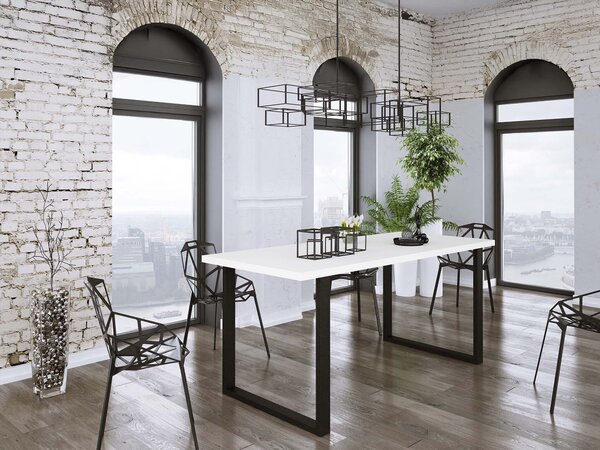 Jedálenský stôl Imperial 185x67 - biela