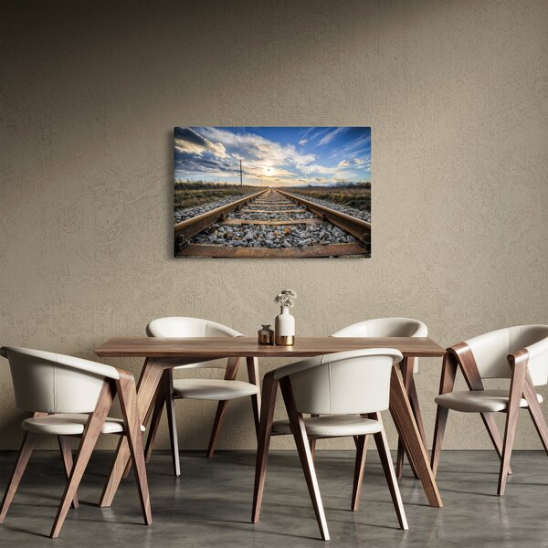 Obraz - Koľaje (90x60 cm)