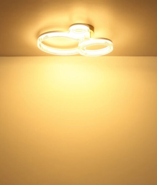 Globo 48046D4 - LED stropné svietidlo ZARA LED/24W/230V 3000K 40,5x51 cm
