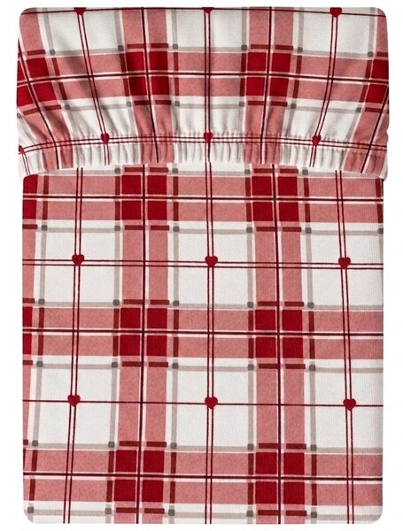 Plachta z mikrovlákna TARTAN HEART farebné 90x200 cm