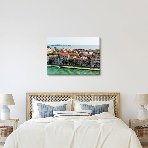 Obraz - Letecký pohľad na mesto (70x50 cm)