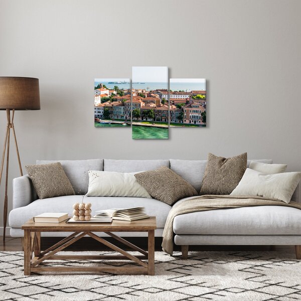 Obraz - Letecký pohľad na mesto (90x60 cm)