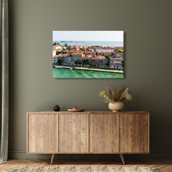 Obraz - Letecký pohľad na mesto (90x60 cm)