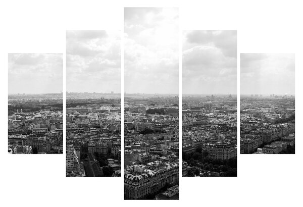 Obraz - Strechy domov v Paríži (150x105 cm)