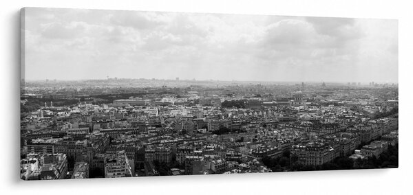 Obraz - Strechy domov v Paríži (120x50 cm)