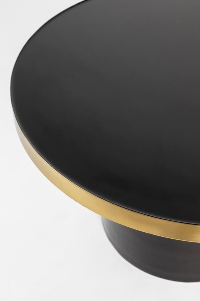 Kovový okrúhly odkladací stolík ø 60 cm Glam – Zuiver