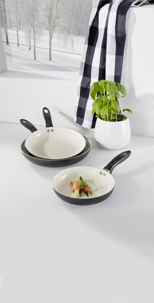 SADA PANVÍC, 20+24+28 cm, keramický povrch, 3-dielne Homeware Profession. - Sady panvíc