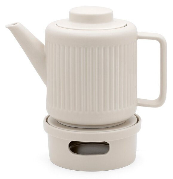 Biela porcelánová kanvica na čaj so sitkom 1,2 l Skagen – Bredemeijer