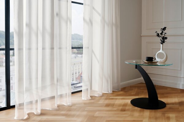 ZÁVES S PÚTKAMI, priehľadné, 140/245 cm Boxxx - Záclony & závesy