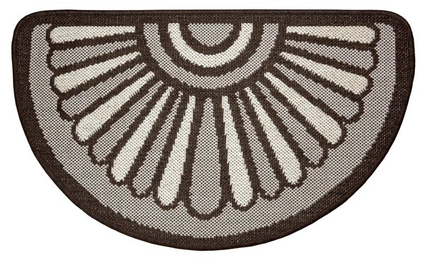 Hanse Home Collection koberce Protišmyková rohožka Weave 105252 Taupe Brown Cream Rozmery koberca: 50x80