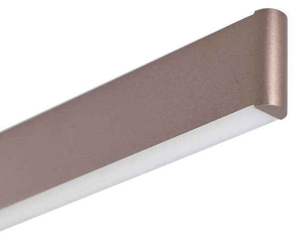 Lucande Smart LED závesné svetlo Mylosh, káva, Tuya, Hnedá / hrdzavá, Obývacia izba / jedáleň, Hliník, Moderný, Závesné svietidlo