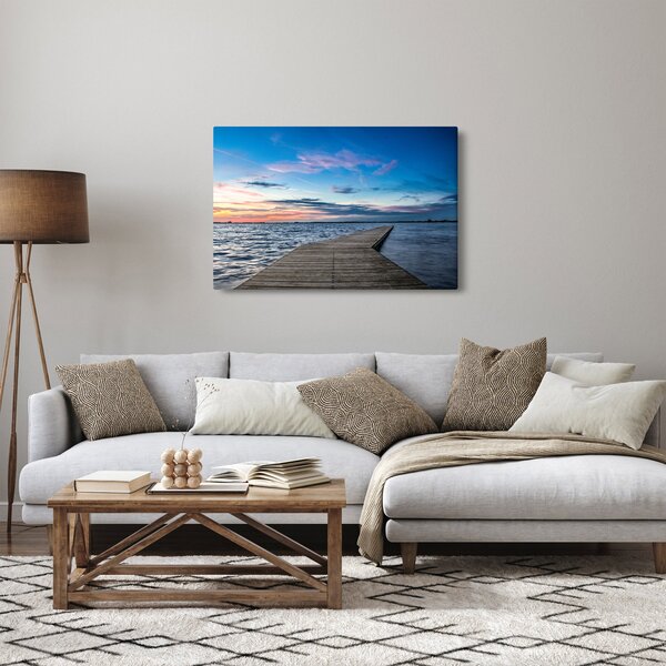 Obraz - Mólo (90x60 cm)