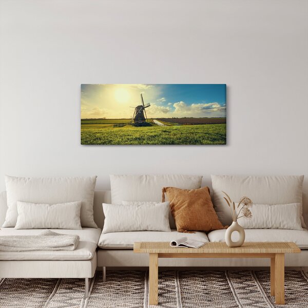 Obraz - Veterný mlyn (120x50 cm)