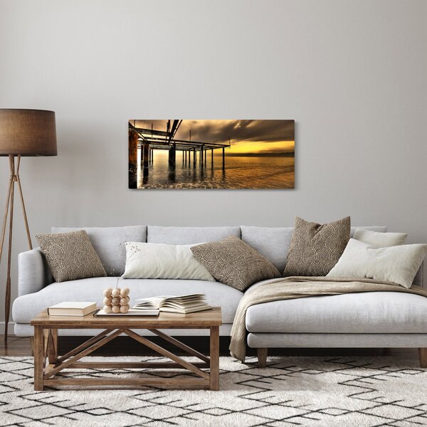Obraz - Architektúra pri pobreží (120x50 cm)