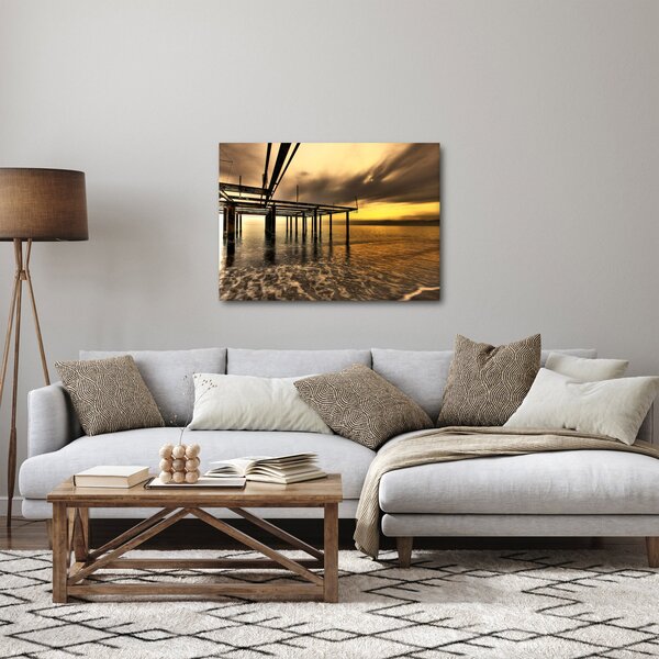Obraz - Architektúra pri pobreží (70x50 cm)