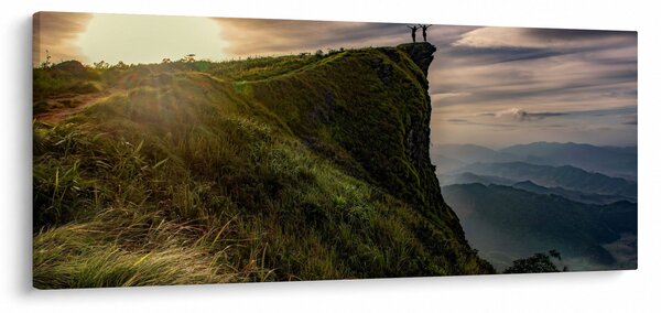 Obraz žien na útese (120x50 cm)