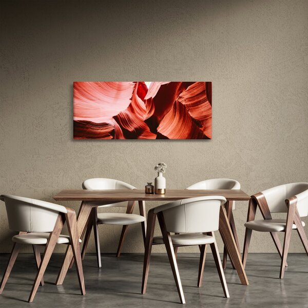 Obraz červených skál (120x50 cm)