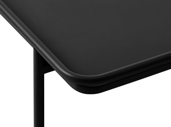 Čierny kovový konferenčný stolík 75x75 cm Yuba – Unique Furniture