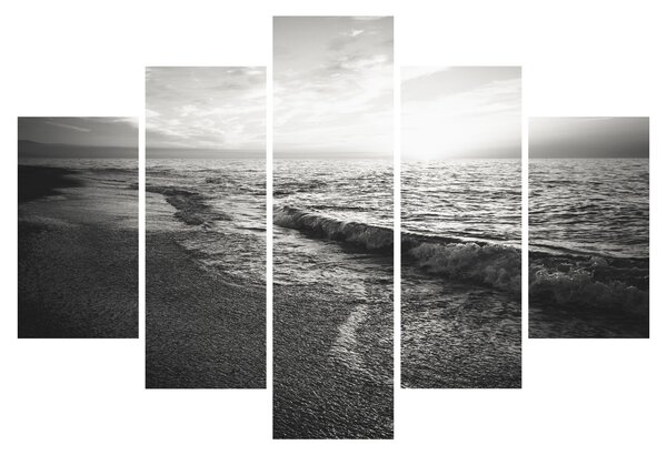 Obraz - Na brehu mora (150x105 cm)