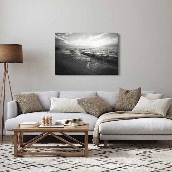 Obraz - Na brehu mora (90x60 cm)
