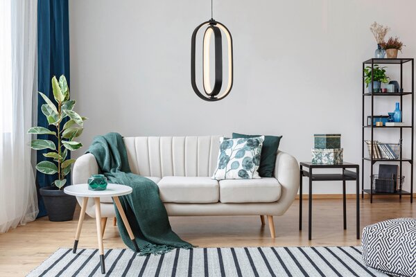 ZÁVESNÉ LED SVIETIDLO, 21/200 cm Novel - Interiérové svietidlá