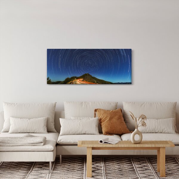 Obraz rotujúcich hviezd (120x50 cm)