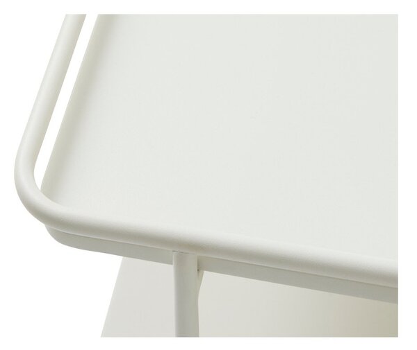 Svetlosivý kovový konferenčný stolík 75x75 cm Yuba – Unique Furniture