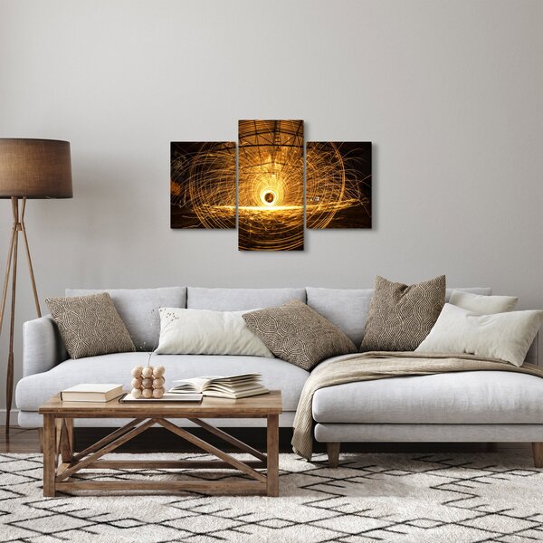 Obraz svietiaceho disku (90x60 cm)