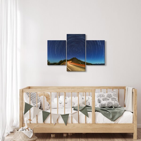 Obraz rotujúcich hviezd (90x60 cm)