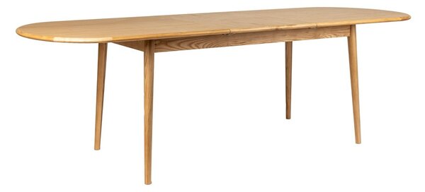 Rozkladací jedálenský stôl s prídavnou doskou v dubovom dekore 90x180 cm Twist – Zuiver