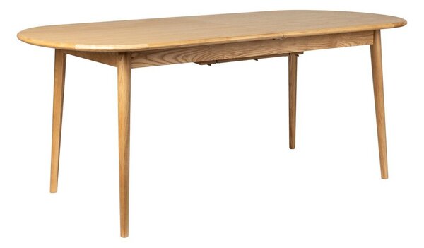 Rozkladací jedálenský stôl s prídavnou doskou v dubovom dekore 90x180 cm Twist – Zuiver